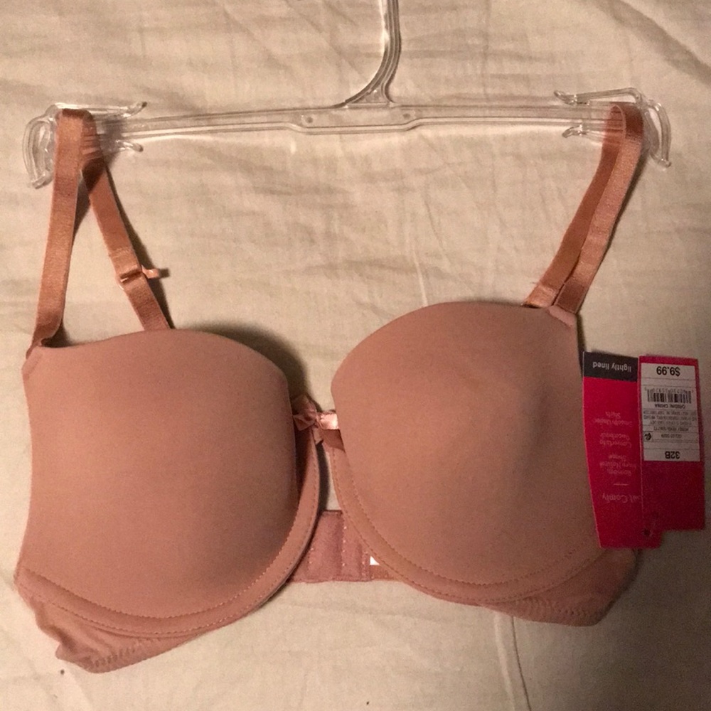 Target Xhilaration Tan/Beige T-Shirt Bra Size 32B